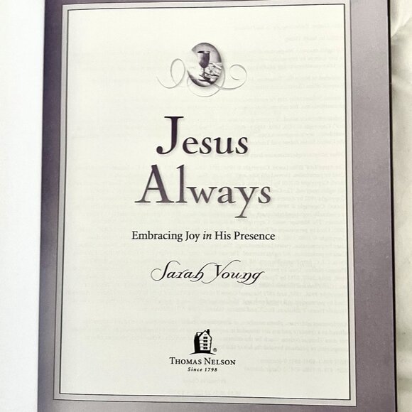 Jesus Always Embracing Joy in His Presence Daily Devotional & Journal Set New - Picture 4 of 12